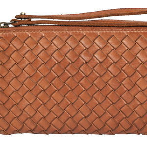 leather weave front+back (8220)