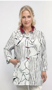 3/4 sleeve shirt w pocket (A3008)