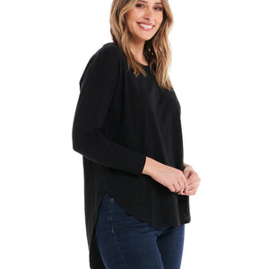 Jessie Long Sleeve Tee 100%cotton(BB2027)