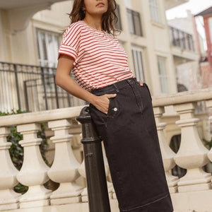 Astra denim skirt (BB8358)