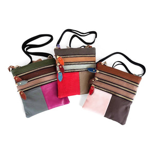 Multi colour leather bag (bg360055)