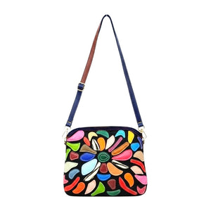 Patchwork leather bag (bg360076)