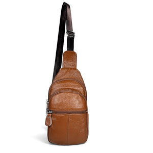 Leather chest bag (bg360111)