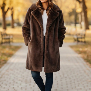 Faux mink coat (cl350078)