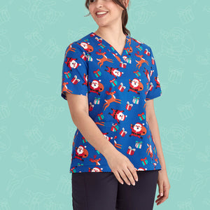 Ladies Xmas Scrub (CST346LS)