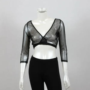 secret sleeve mesh top (w1121b-4)