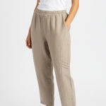 100% linen 3/4 pant (et338)