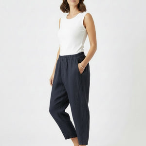 100% linen 3/4 pant (et338)