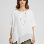 100% linen /silk top (et349)