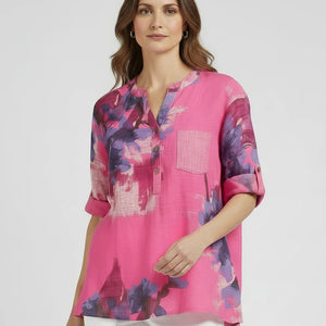 100% cotton print shirt (et353)