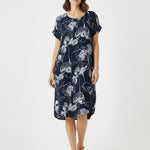 100% linen ateilier petali dress (et359)
