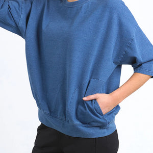 mazie sweat denim look (81x4479)