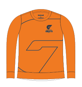 Giants KIDS custom warm up crew long sleeve