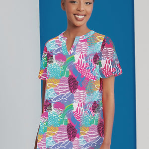 Gliding Bunjil scrub top