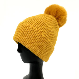 melange pom beanie (ht220251)