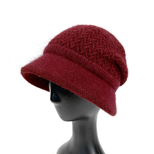 Rabbit fur hat (ht320075)