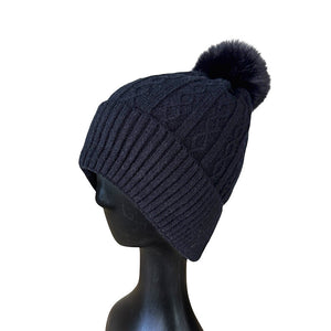Diamond knit beanie (ht320346)