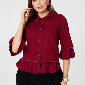 Jacket with frill (J522329)