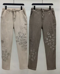 printed sparkle pocket pant (jf1026)