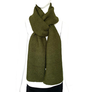 Knitted long scarf (KN180734)