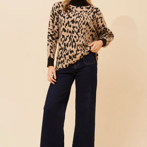 Animal print pullover (kp736063)