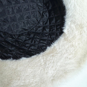 Soild fluffy bucket hat (ht320334)