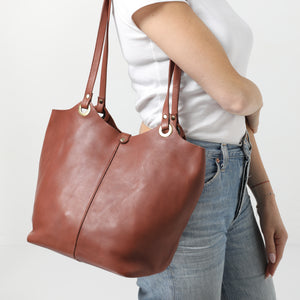 cow vintage leather shoulder (7904