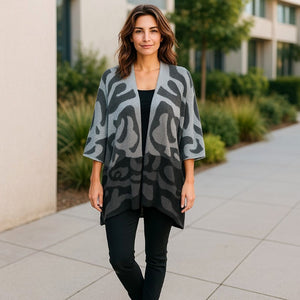 Luxe mink boho cape (ph350058)
