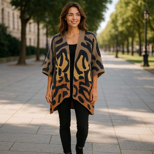 Luxe mink boho cape (ph350058)