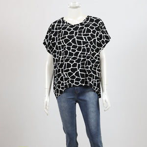 printed bamboo top (pt2211)