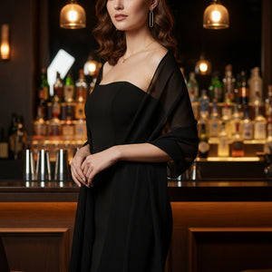 Shawl stretchable chiffon (SC220101)