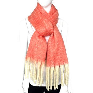 Melange fluffy scarf (sc310107)