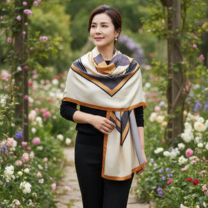 Abstract pattern scarf (sc310139)