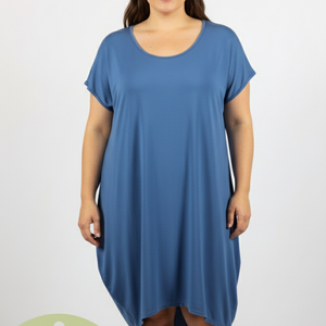 cap slv. bamboo dress (t2148)