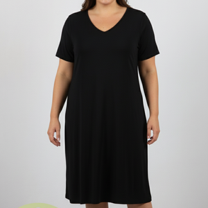 bamboo s/s dress (t2155)