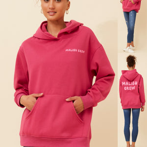 "malibu crew" hoody top (t523798)