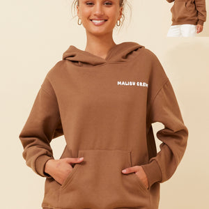 "malibu crew" hoody top (t523798)