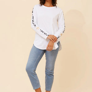 t-shirt curved hem (t525660)
