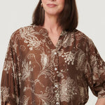 3/4 printed shirt back button (t735421)