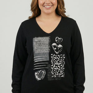 printed pullover (wt1026)