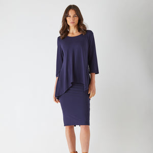 bamboo 3/4slv. top (t2170)