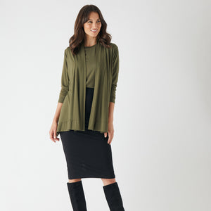 bamboo l/s cardi (T2071A)