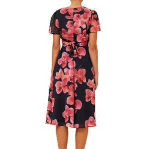 s/s floral print dress (d526157)