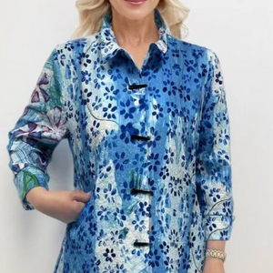 3/4 slv. print shirt (art-05)