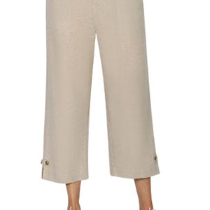 linen blend3/4 pant (e1852)