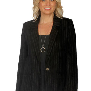 pinstripe jacket (e1853)