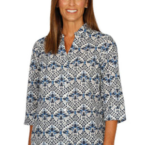 sophia print 3/4 slv. shirt (6134)