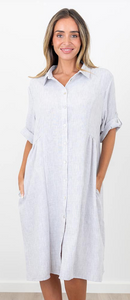 breeze button thru dress (652)