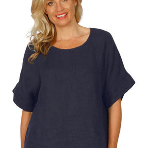 linen shell top (et155)