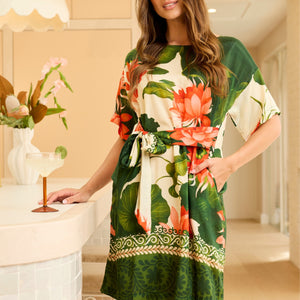 camila tie waist dress (30302)